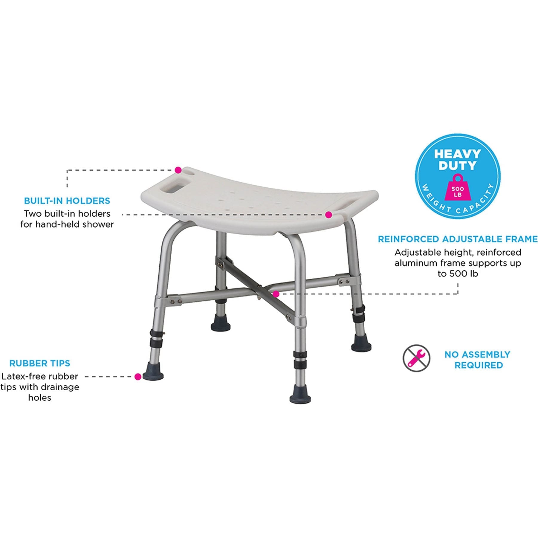 Bath Seat Heavy Duty - Image 3