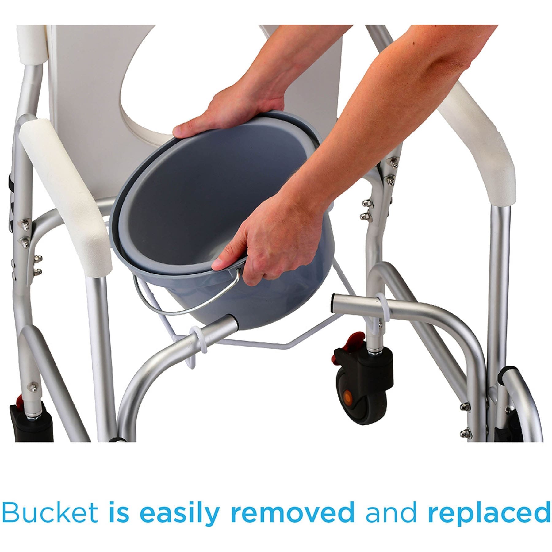 Wheeled Shower/Commode Chair - Image 6