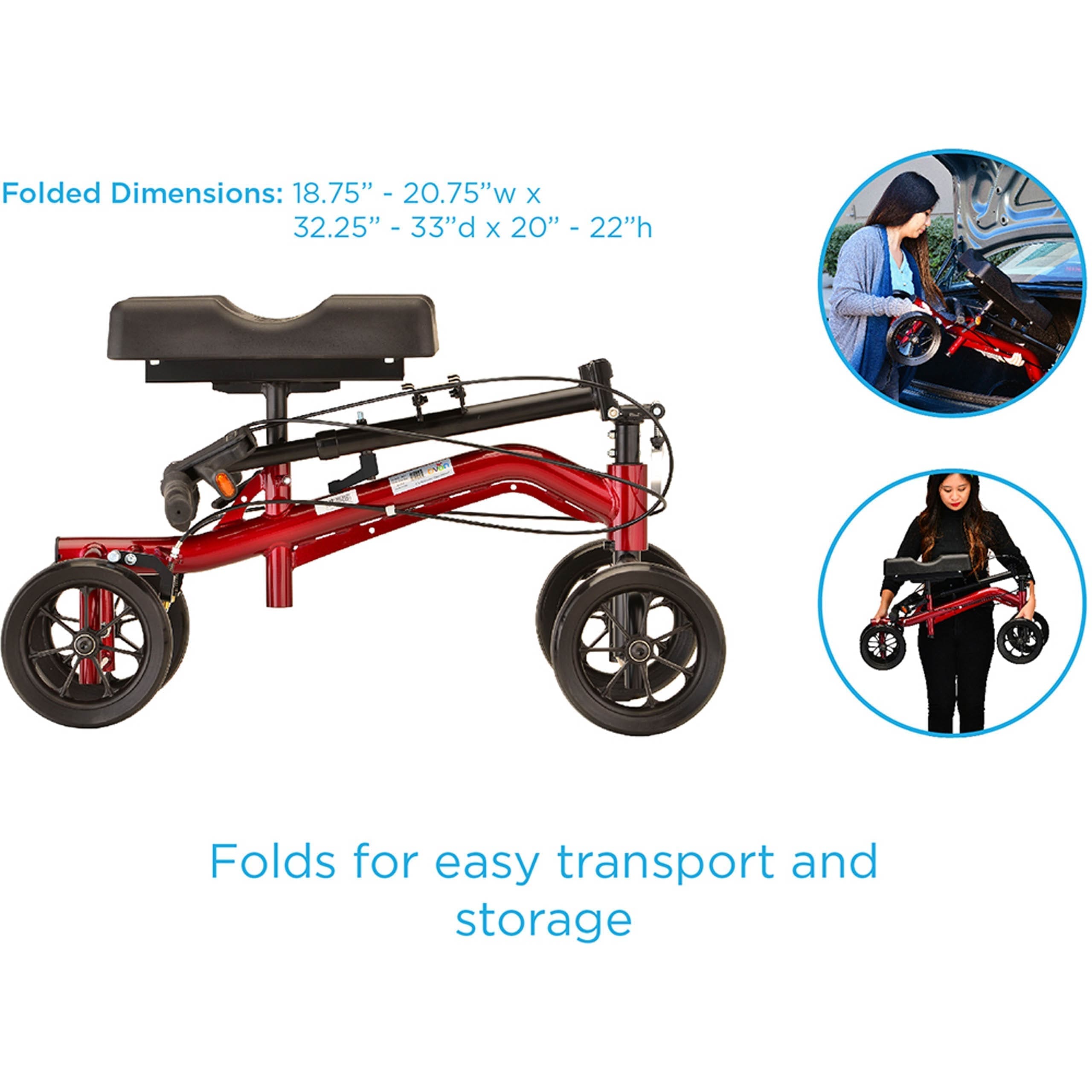 Turning Knee Walker Heavy Duty - Rental - Image 3
