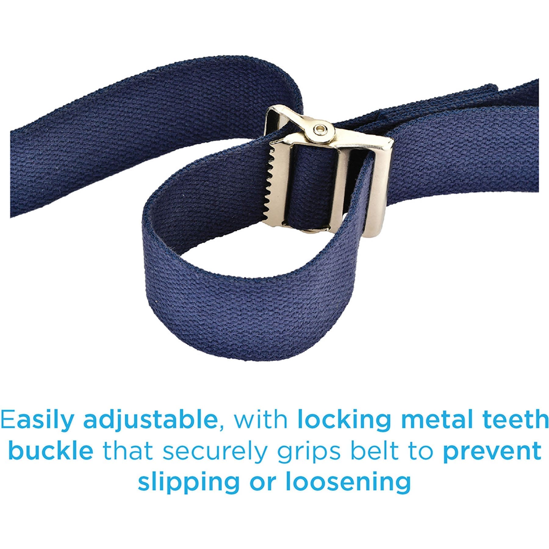 Gait Belt 72" Metal Buckle - Image 3